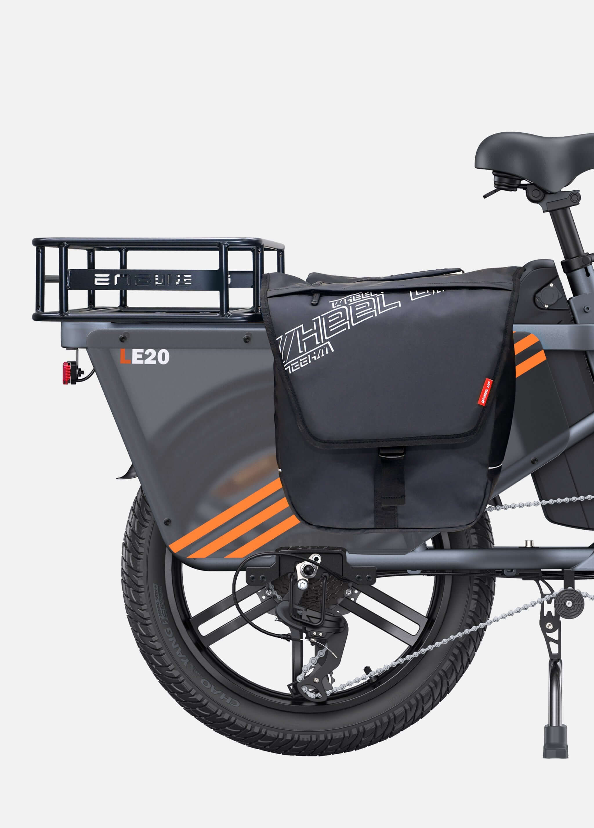 LE20 Rear Double Pannier Bags | LE20 E-Bike Dual Storage Panniers | Double Pannier Set for LE20 E-Bike | LE20 Bike Rear Cargo Panniers | LE20 Double Saddle Bags | E-Bike Rear Pannier Set for LE20 | LE20 Large Capacity Bike Panniers | LE20 Foldable Double Pannier Storage