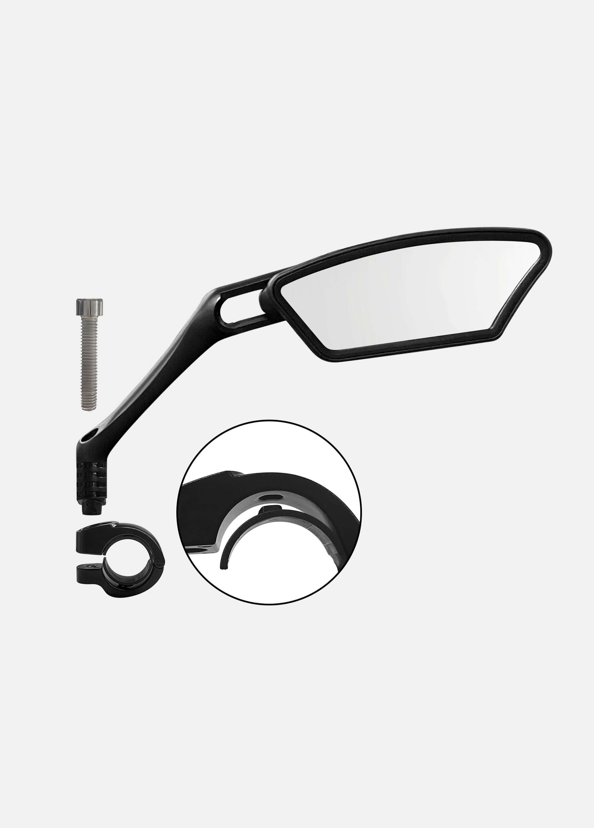 Rotatable bike mirror | 360° bike mirror | Adjustable handlebar mirror | E-bike rearview mirror | Bike safety accessories | Bicycle mirror for traffic | Scooter side mirror | Anti-glare cycling mirror