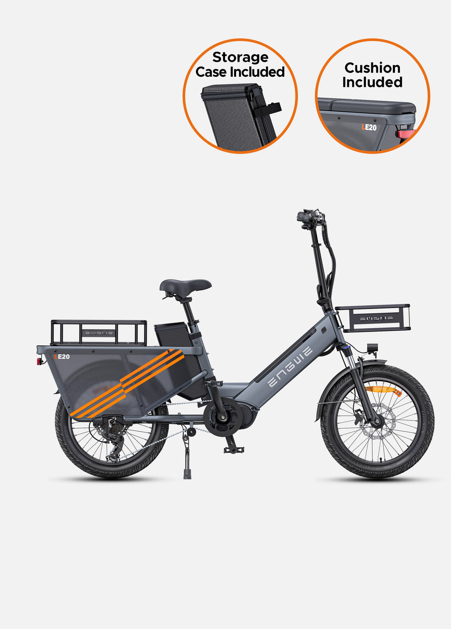 ENGWE LE20 250W Mid-drive Torque Sensor Step-Thru Cargo Ebike