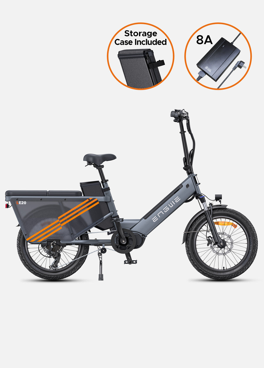 ENGWE LE20 250W Mid-drive Torque Sensor Step-Thru Cargo Ebike