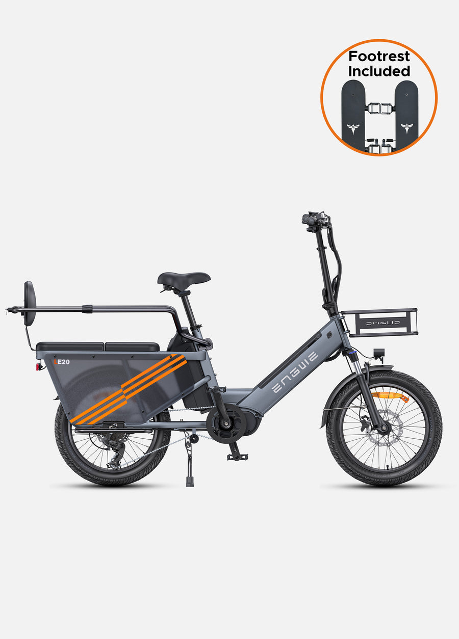ENGWE LE20 250W Mid-drive Torque Sensor Step-Thru Cargo Ebike