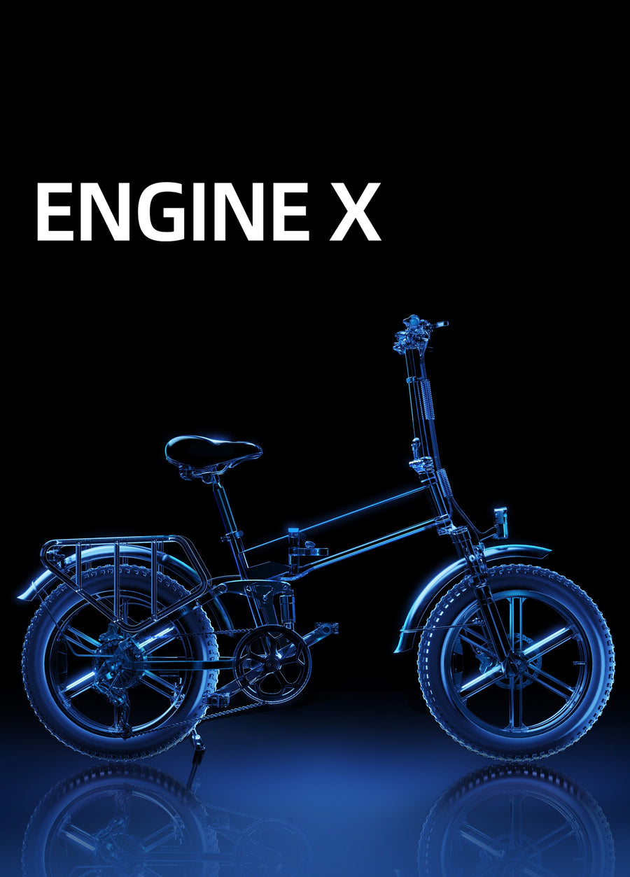 ENGINE X COMBO 250W 100 km Range Max Speed 25 km/h Full Suspension Foldable E-bike