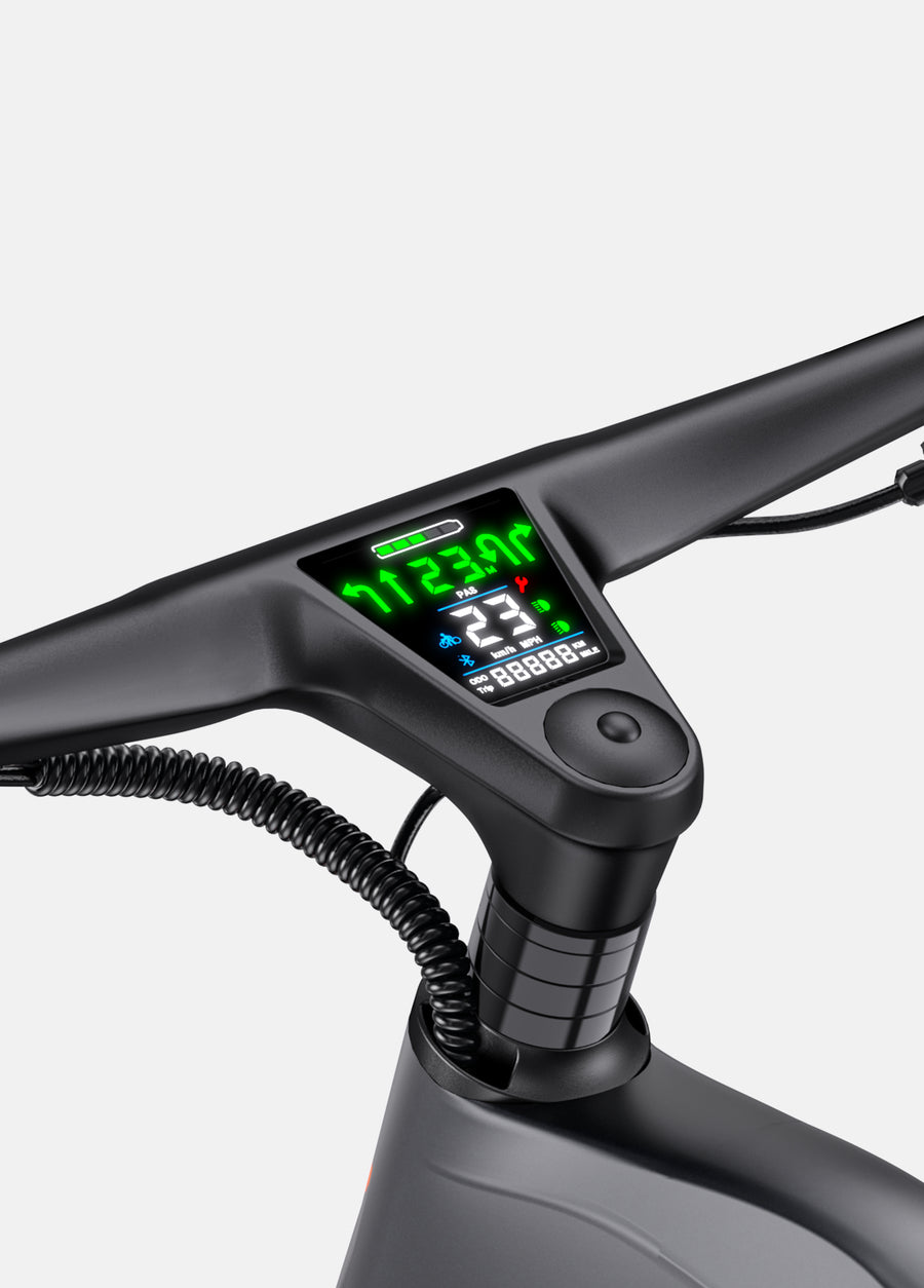 MAPFOUR N1 PRO 250W Mid-drive Motor, 80Nm Torque Carbon Fiber City E-bike