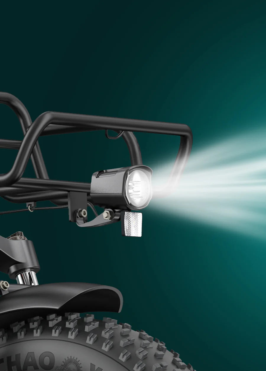 L20 Boost 4.0' terrain tires and utility power — For cargo and all terrains.