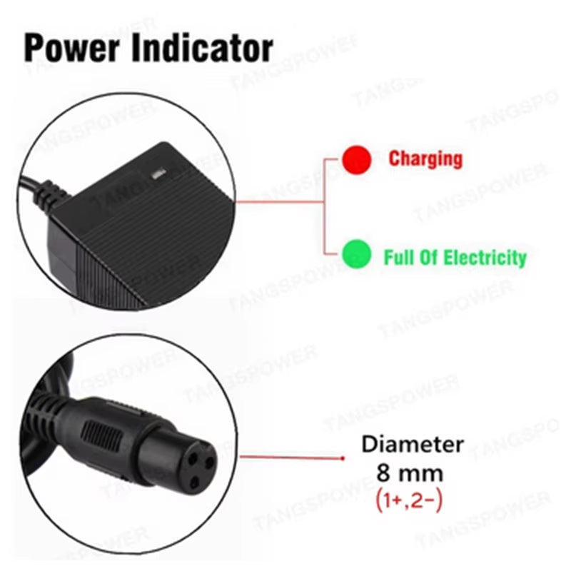 48V 3A Lead Acid Battery Charger for 57.6V Lead-Acid Battery Pack Fast Charging Cooling Fan High Quality Multi-Protection