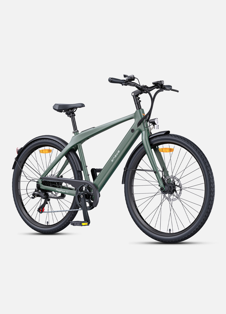 MAPFOUR N1 AIR 250W Ultra-lightweight 100KM Long Range Carbon Fiber City E-bike
