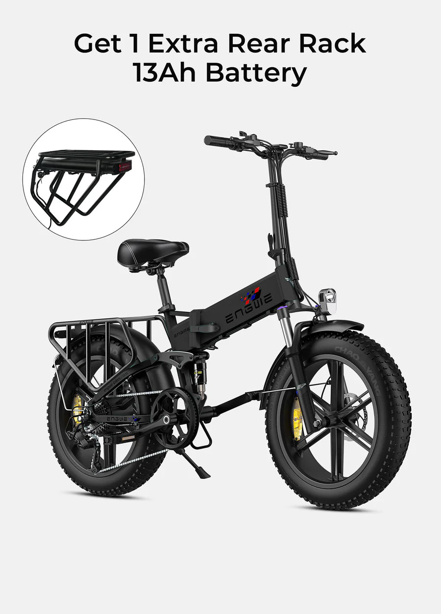 ENGWE ENGINE X 250W 100 km Range Max Speed 25 km/h Full Suspension Foldable E-bike