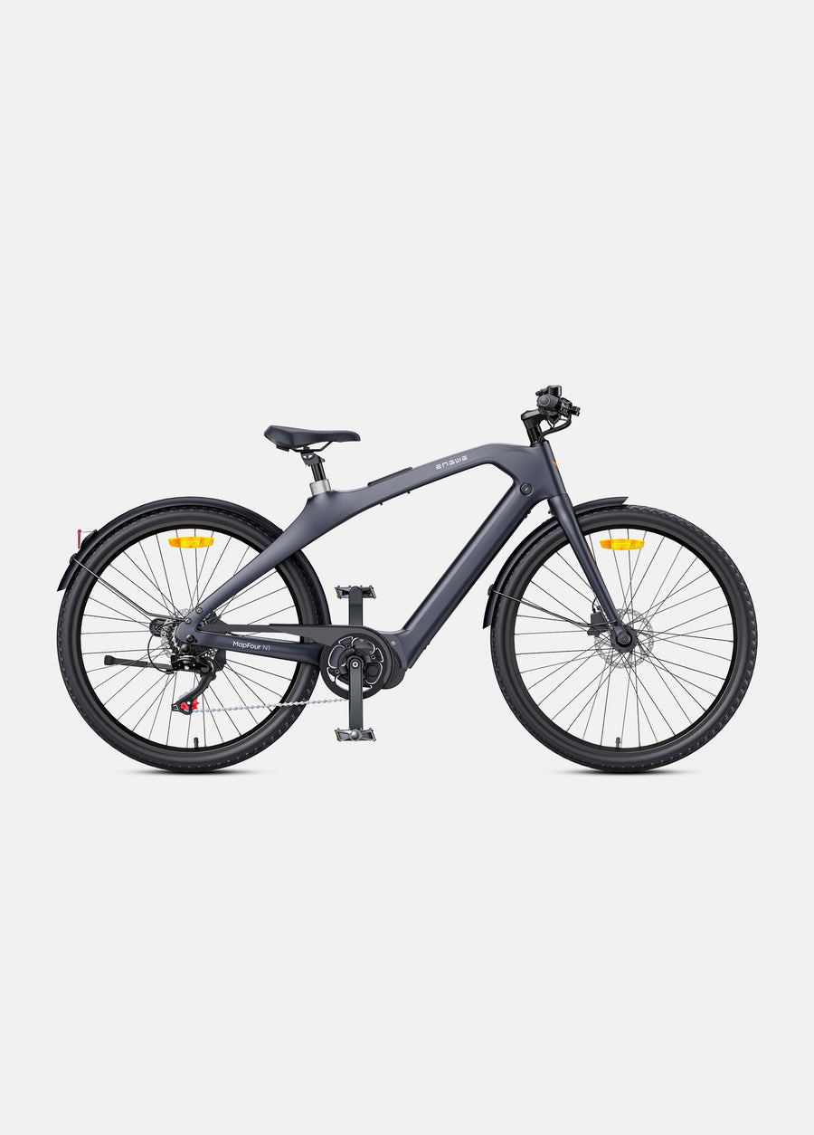 MAPFOUR N1 PRO 250W Mid-drive Motor, 80Nm Torque Carbon Fiber City E-bike