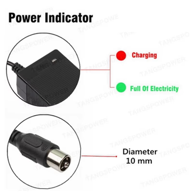 48V 3A Lead Acid Battery Charger for 57.6V Lead-Acid Battery Pack Fast Charging Cooling Fan High Quality Multi-Protection