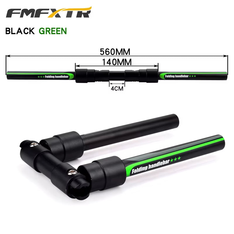 Folding Bike Electric Bicycle Handlebar 31.8/25.4Mm MTB Mountain Bike Handlebars Flat Foldable Bar 560Mm 620Mm Bicycle Parts