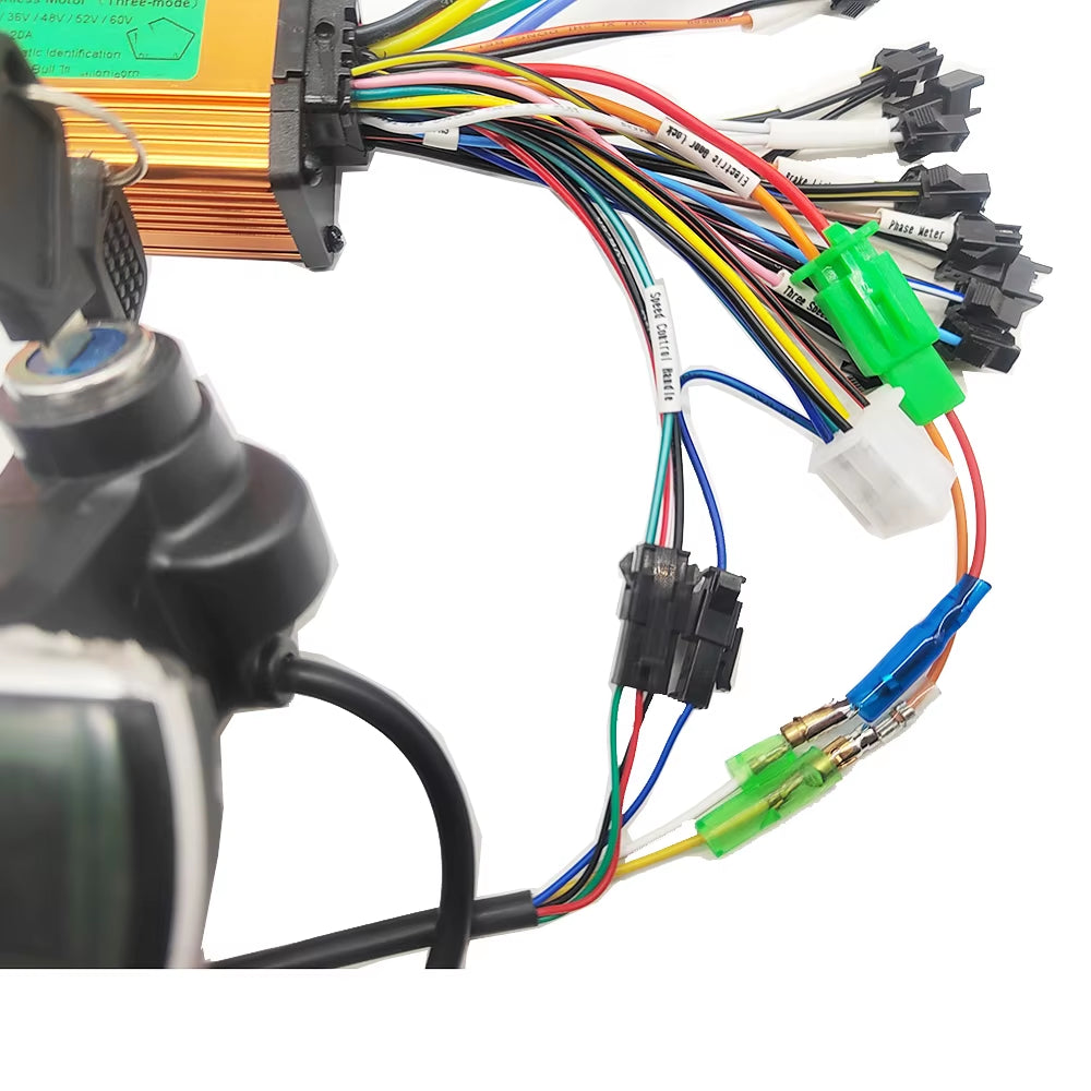 Electric Bike Twist Throttle 36V 48V Grip Speed Display for All Electric Bike/Scooter Brushless Controller