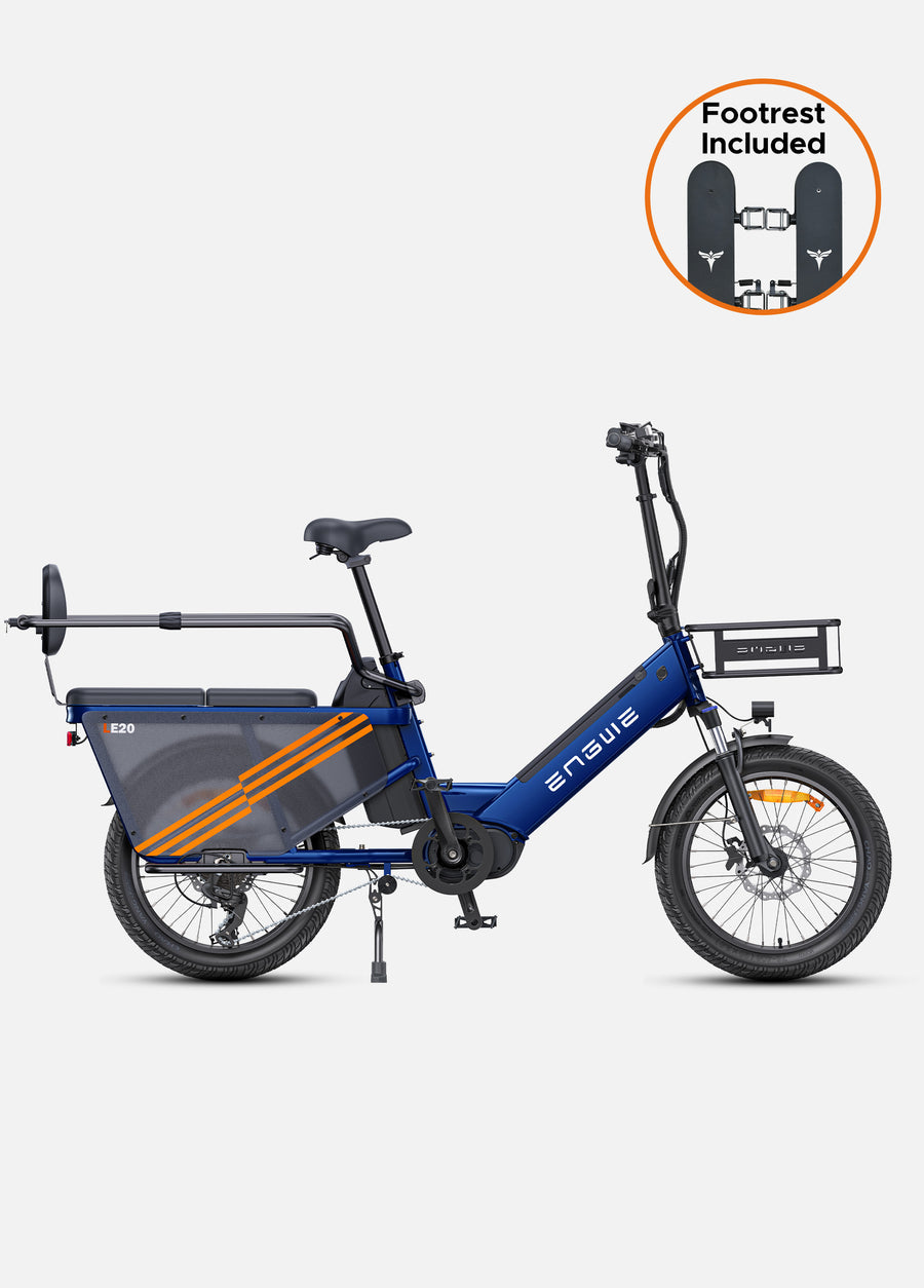 ENGWE LE20 250W Mid-drive Torque Sensor Step-Thru Cargo Ebike