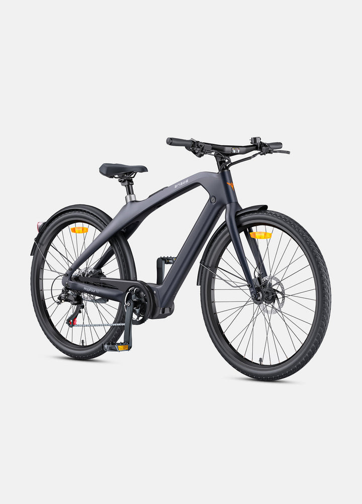 MAPFOUR N1 PRO 250W Mid-drive Motor, 80Nm Torque Carbon Fiber City E-bike