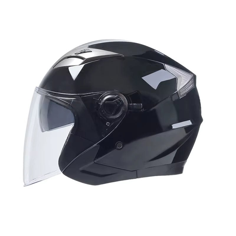 3/4 Open Face Motorcycle Helmet Man Women Cascos Para Moto Motocross Flip up Modular Face Protectors Scooter Bike Jet CCC Dot