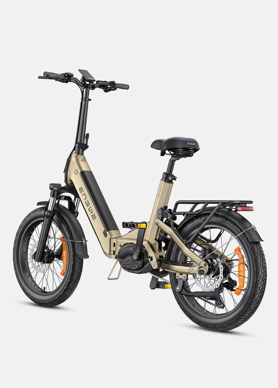 L20 3.0 Pro 250W 100Nm Mid-drive Motor Full Suspension Compact E-bike