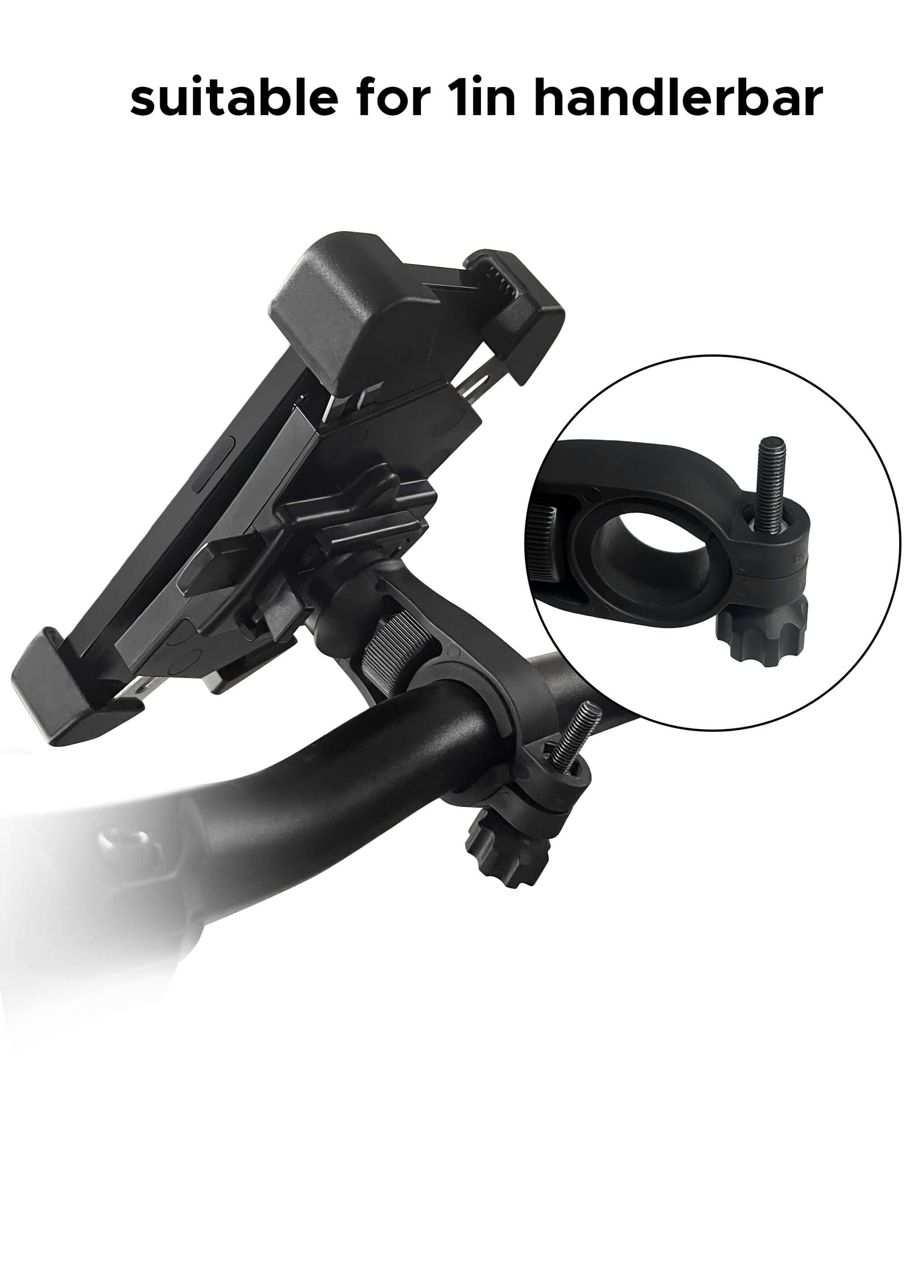 Phone holder for e-bike | Bike phone mount | Universal phone holder | Handlebar phone holder | Cycling phone holder | Shockproof phone mount | E-bike accessories