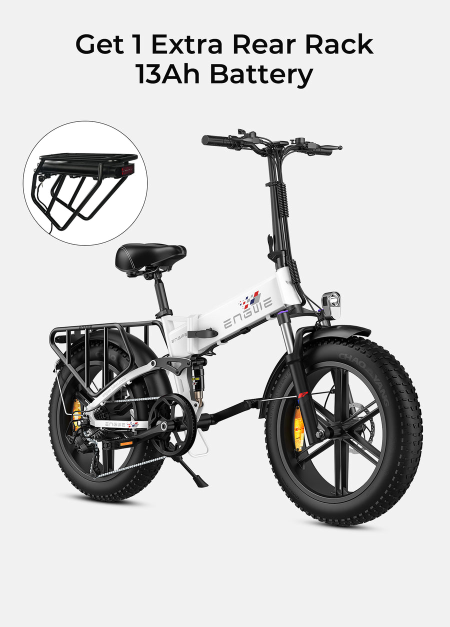 ENGWE ENGINE X 250W 100 km Range Max Speed 25 km/h Full Suspension Foldable E-bike