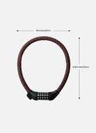 Spiral cable combination lock | Bike combination lock | E-bike lock | Portable cable lock | Resettable bike lock | Bicycle security cable | Bike lock with no key