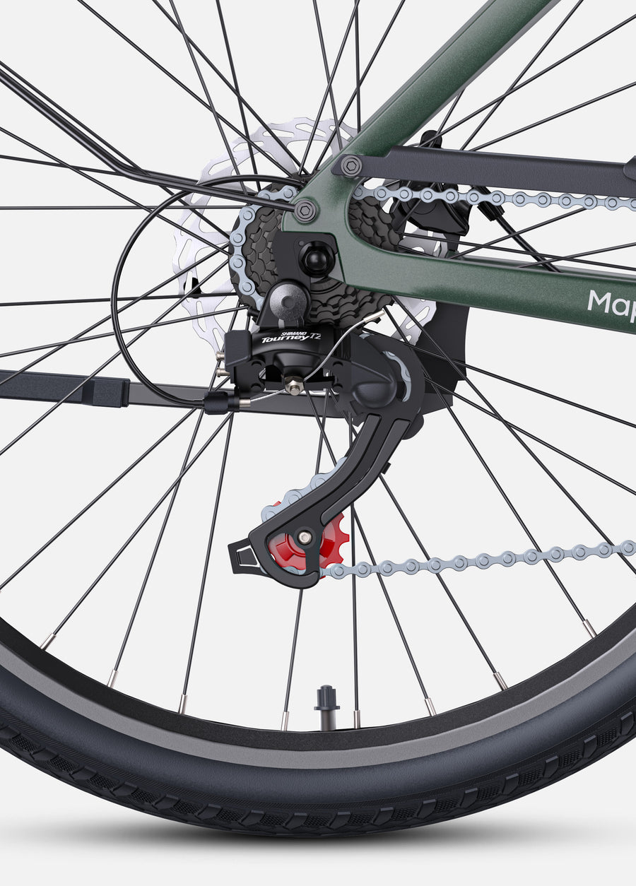 MAPFOUR N1 AIR 250W Ultra-lightweight 100KM Long Range Carbon Fiber City E-bike