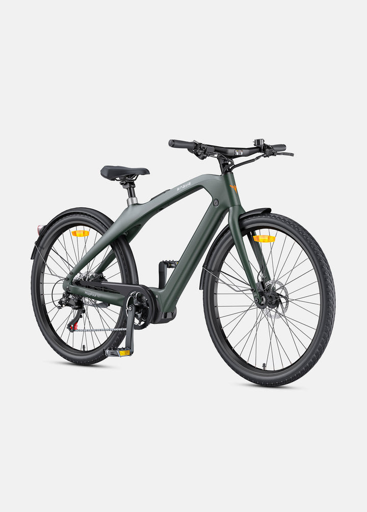 MAPFOUR N1 PRO 250W Mid-drive Motor, 80Nm Torque Carbon Fiber City E-bike