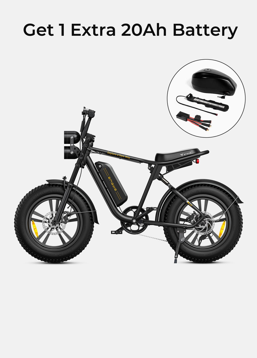 ENGWE M20 75KM+75KM Max Speed 25 km/h Dual Suspension Long Range E-bike