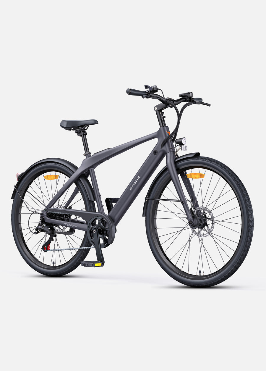 MAPFOUR N1 AIR 250W Ultra-lightweight 100KM Long Range Carbon Fiber City E-bike