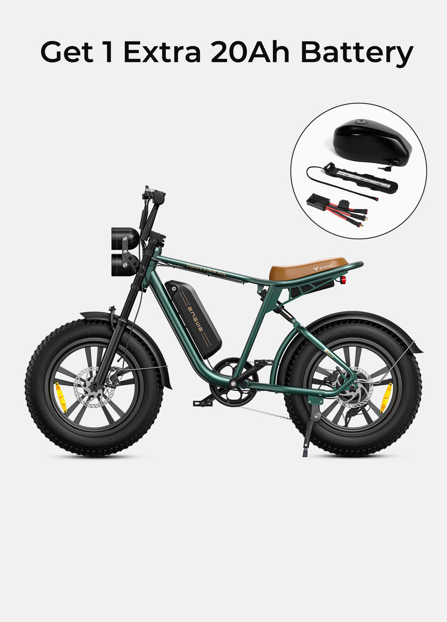 ENGWE M20 75KM+75KM Max Speed 25 km/h Dual Suspension Long Range E-bike