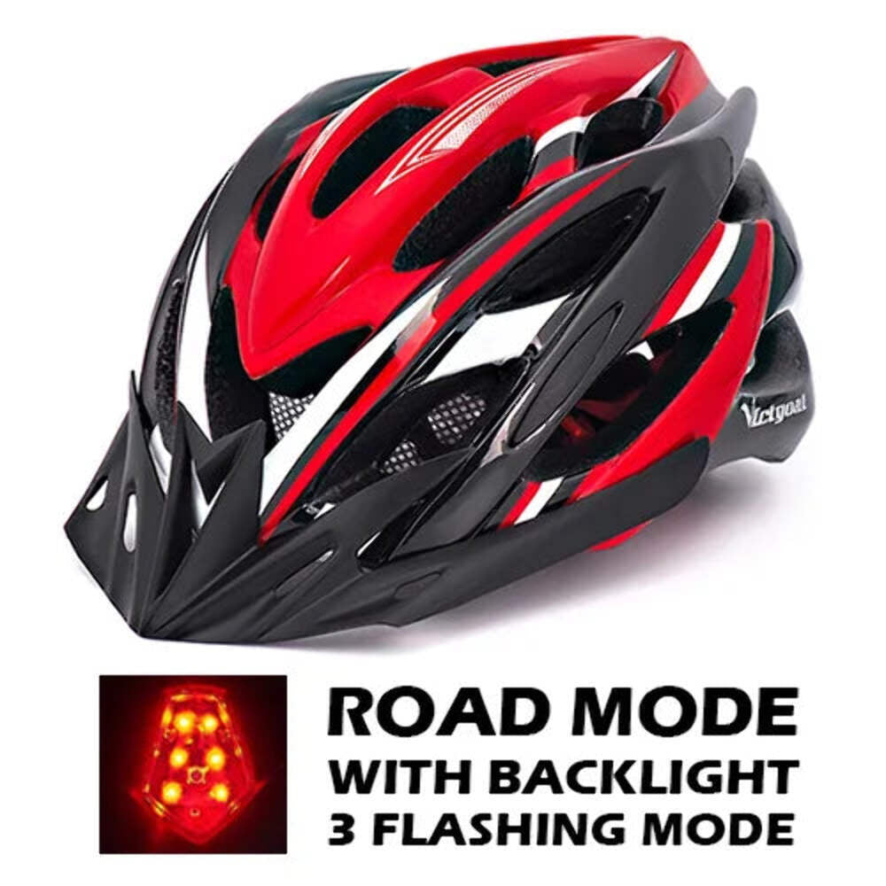 VICTGOAL Bicycle Helmet Men'S Ultralight Taillight LED MTB Road Bike Helmet Cycl