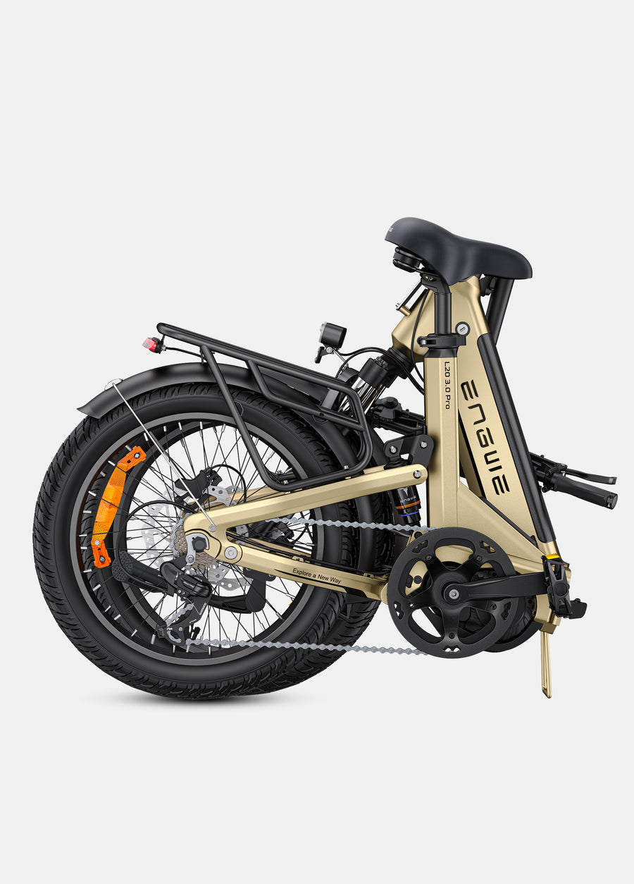 L20 3.0 Pro 250W 100Nm Mid-drive Motor Full Suspension Compact E-bike