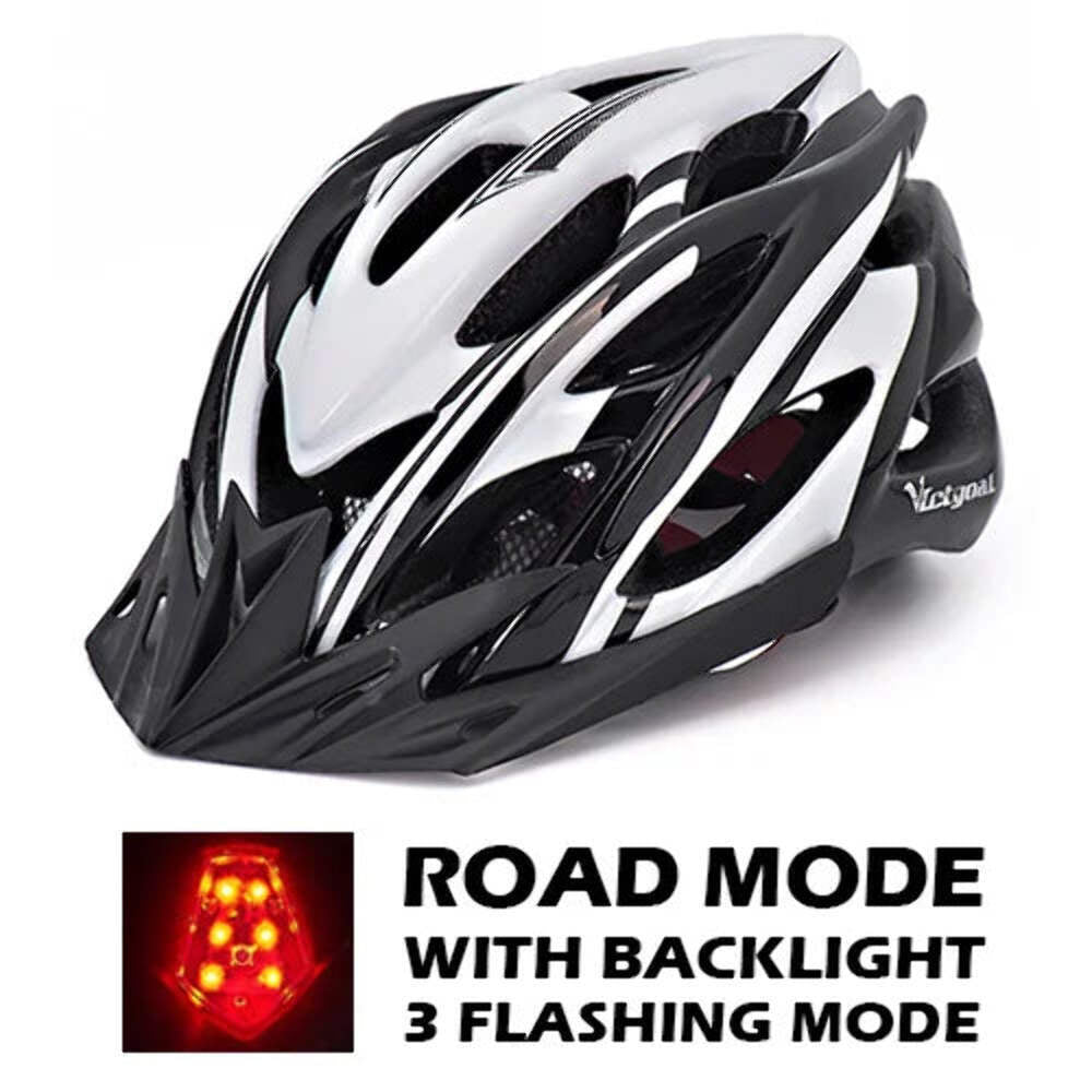 VICTGOAL Bicycle Helmet Men'S Ultralight Taillight LED MTB Road Bike Helmet Cycl