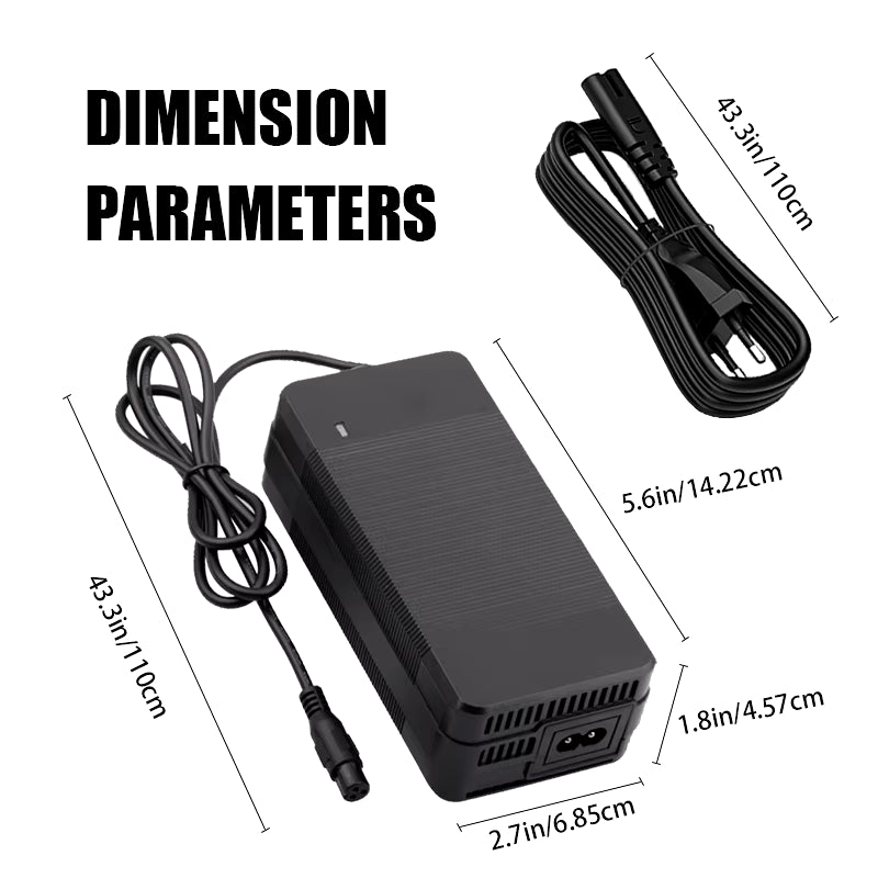 48V 3A Lead Acid Battery Charger for 57.6V Lead-Acid Battery Pack Fast Charging Cooling Fan High Quality Multi-Protection