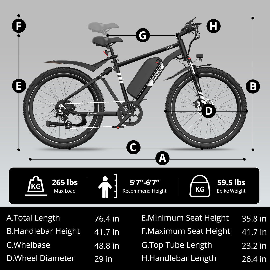 BK15 Plus 29 inch Electric Bike
