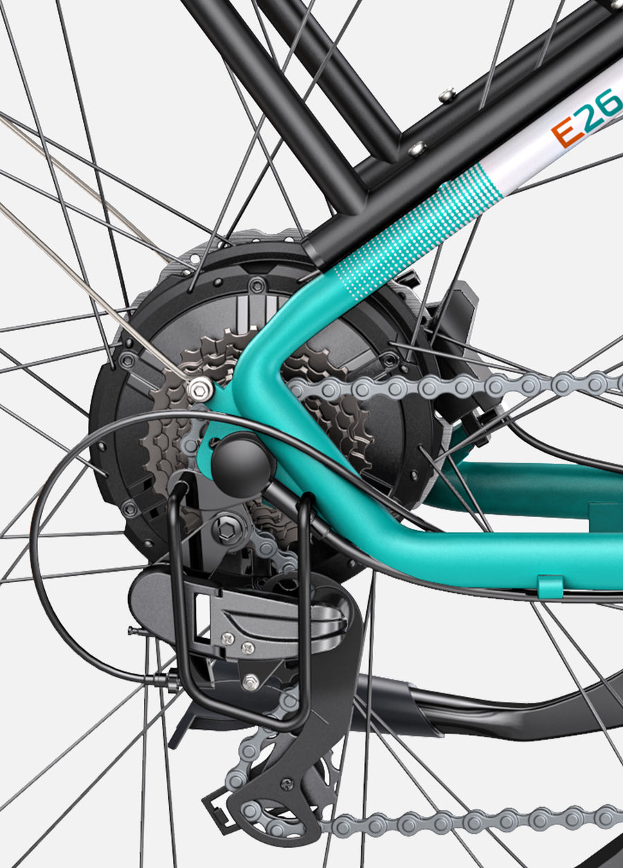 ENGWE E26 250W 140 km Max Speed 25 km/h Dual Suspension All-Terrain E-bike