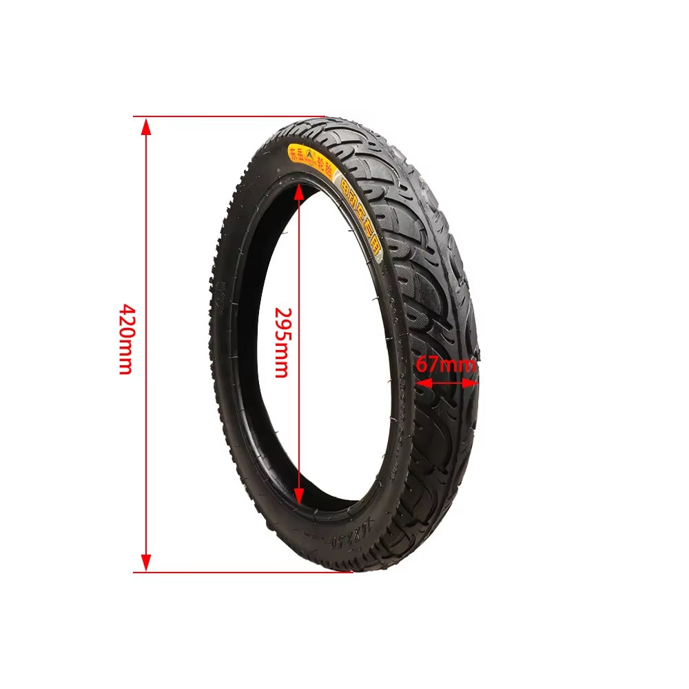 16 Inch 16X2.50 (64-305) Electric Bike 16 Inch Tire Inner Tube Fits Small BMX Scooter Electric Bike Motorcycle Accessories