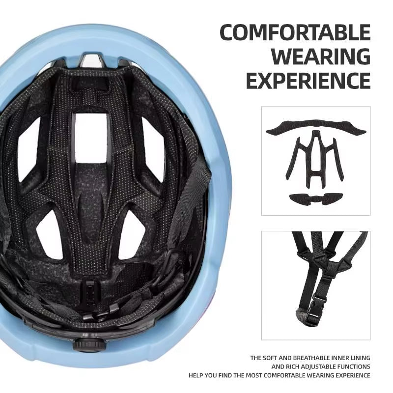 Cycle Bike Helmet DH Mountain Bike Helmets Integrated Highway Mountain Bike Road Helm Ultra Light Cycling Helmet Men