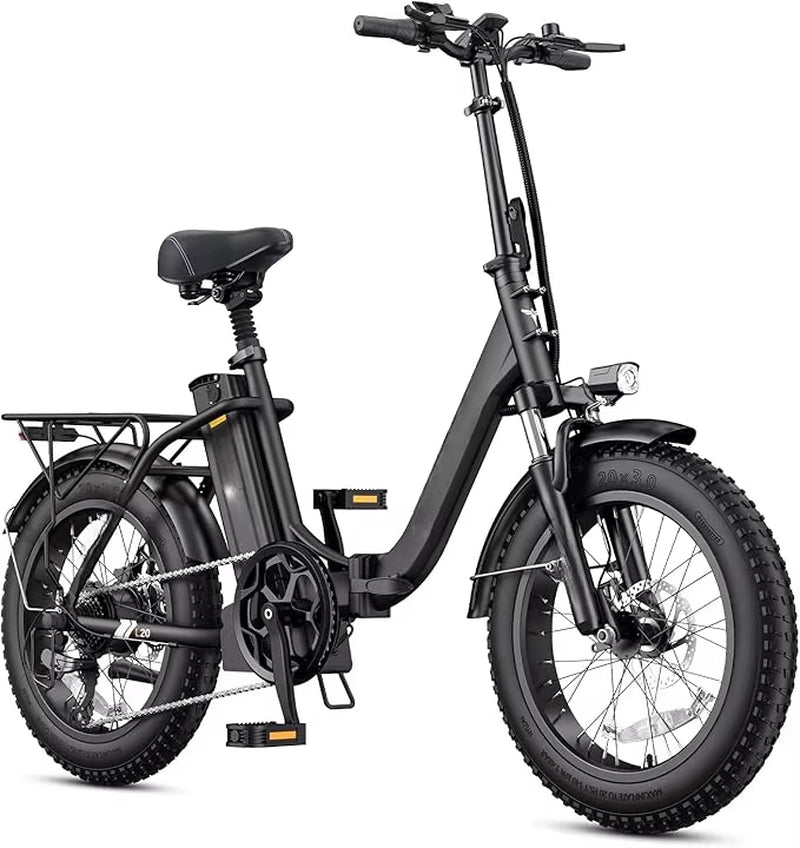 1125W Electric Bike for Adults,Fat Tire Electric Bicycle 52V 13Ah Removable Battery,7 Speed Mountain Ebike with Dual Suspension