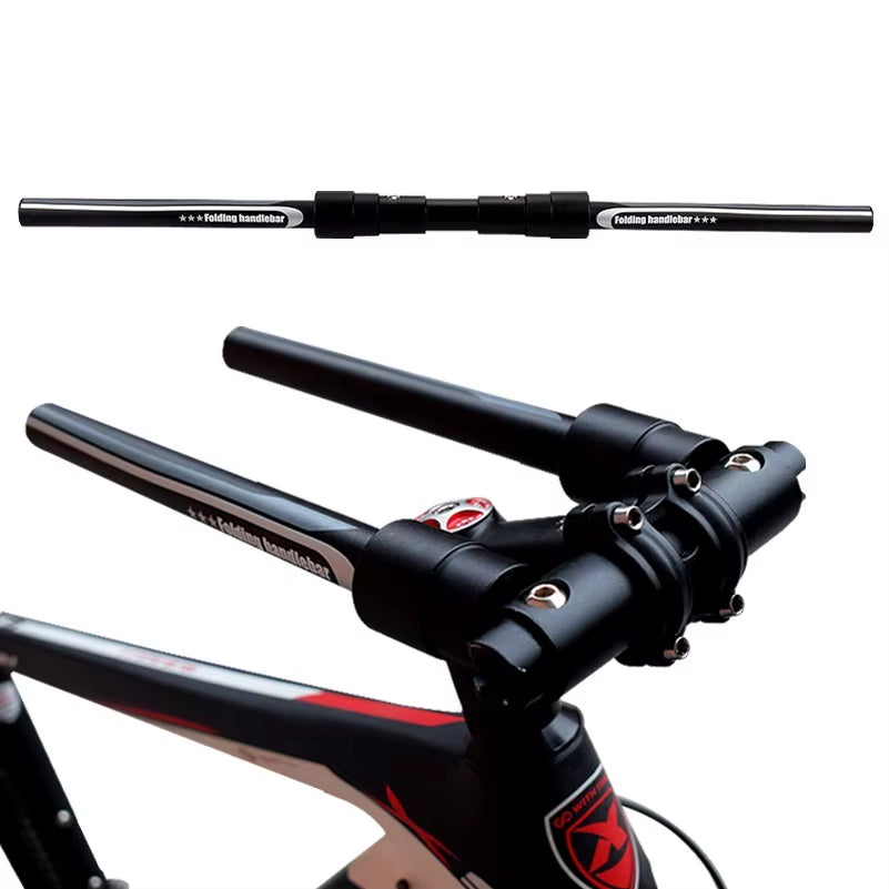 Folding Bike Electric Bicycle Handlebar 31.8/25.4Mm MTB Mountain Bike Handlebars Flat Foldable Bar 560Mm 620Mm Bicycle Parts