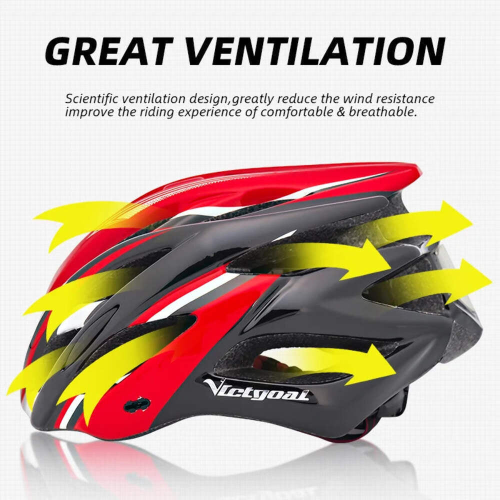 VICTGOAL Bicycle Helmet Men'S Ultralight Taillight LED MTB Road Bike Helmet Cycl