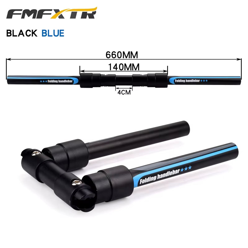 Folding Bike Electric Bicycle Handlebar 31.8/25.4Mm MTB Mountain Bike Handlebars Flat Foldable Bar 560Mm 620Mm Bicycle Parts