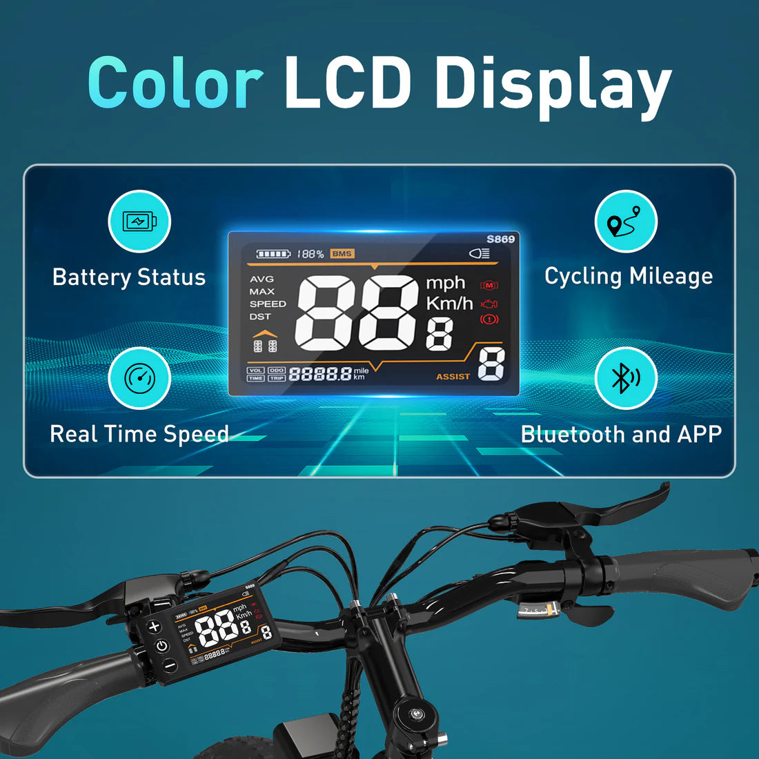 BK15 4.0 Fat Tire Electric Bike